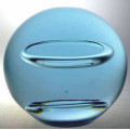 *RARE 'CANON BALL' GIGANTIC CZECH ART GLASS PAPERWEIGHT, DESIGNED, MADE AND SIGNED BY PROF J SVOBODA