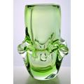 * RARE & DAZZLINGLY BEAUTIFUL CZECH ART GLASS VASE DESIGNED IN 1968 BY JIRINA ZERTOVA