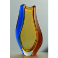 * FAMOUS & MAGNIFICENT ICON OF CZECH ART GLASS, ELEGANT VASE DESIGNED BY HANA MACHOVSKA FOR MSTISOV