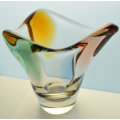 * A MAGNIFICENT & MOST ELEGANT CZECH ART GLASS VASE DESIGNED BY FRANTISEK ZEMEK FOR MSTISOV