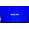 Philips 18.5 inch LED monitor - badly scratched - no stand but has Vesa mount