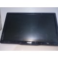 Philips 18.5 inch LED monitor - badly scratched - no stand but has Vesa mount