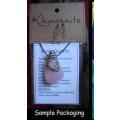 Spirit / Cactus Quartz pendant with Citrine - 6cm #SpiritQuartz