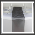 2m Black Organza Table Runners Pack of 3 CLEARANCE SALE