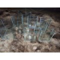 9 Glass Vases or Centre Table Display