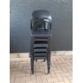 6 x Plastic Party Chair: 6  = 1 Bid : CLEARANCE SALE