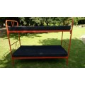 RED Bunk Bed Set Includes 2x Mattresses