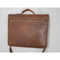 Genuine Leather Messenger /Shoulder Laptop Bag