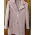 Boiled Wool Pink Coat by Concept UK