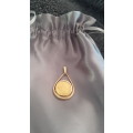1980 10th Krugerrand gold coin set in pendant