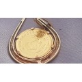 1980 10th Krugerrand gold coin set in pendant