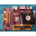 Soltek  SL-85MIV-L motherboard with pentium 4 cpu 1.90ghz and graphics card