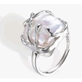 S925 Sterling silver pearl ring