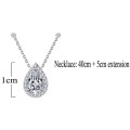 S925 silver Necklace with drop pendant