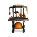 Tool bench and Hard hat