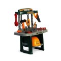 Tool bench and Hard hat