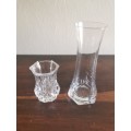 Gorgeous Pair  Cut-Glass Vases