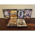PS2 War Games x6