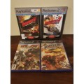 PlayStation 2 Racing Games x4 (with booklets)