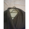 Beautiful Black and Grey One Size Fits All Edgars Shawl