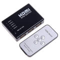 HDMI Splitter Switch Selector Switcher Hub+Remote 1080p For HDTV PS3 5 PORT