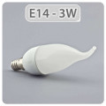 E14 3W 220V LED Candle Bulb