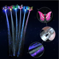 LED Light Glow Glitter Braid Clip Hair Accessories Colorful Butterfly Wig Braids