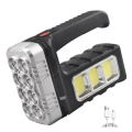 Torch Solar Rechargeable Flashlight LED Side Light Searchlight Outdoor Household Emergency