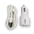 20W Dual Port Car Charger (With Type-C Cable)