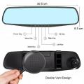 Full Hd Driving Recorder Rearview Mirror Dual Channel Video Recorder