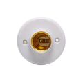 1 Piece E27 Nut Socket White Ceiling Light Bulb Fixing Base Bracket Bulb Holder