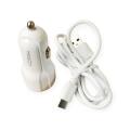 Dual Usb Port Car Charger With Type-C Cable 3.1A