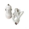 Dual Usb Port Car Charger With Lightning Cable For Ios 3.1A