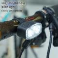 Mini Bicycle Headlight 260mah Battery White