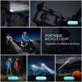 Dual Light Source Wireless Code Watch With Horn Bicycle Headlight