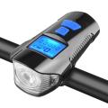 Dual Light Source Wireless Code Watch With Horn Bicycle Headlight