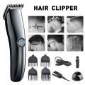 Cordless Rechargeable Men`s Electric Hair Trimmer