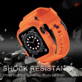 Watch Band 45mm 44mm 42mm (With Case), Shockproof Rugged Watch Band For Iwatch Se2 With Buffer Case
