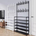 Multifunctional Clothes Hanger Simple Clothes Drying Rack Floor-Standing 4/5-Layer Shoe Rack Storage