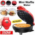 350W Mini Waffle Maker Non-Stick Pancake Cake Breakfast Making Machine