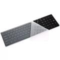 Wireless Keyboard And Mouse Combo With Keyboard Film Black/White (Ultra-Thin 2.4g)
