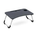 Laptop Table With Tablet Holder And Cup Holder (Black)