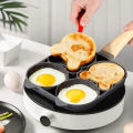 Frying Pan, Four-Hole Omelette Pan, Non-Stick Four-Hole Omelette Pan