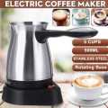 Safety Stainless Steel Greek Turkish Coffee Pot Electric Boiler