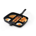 Split Frying Pan For All-In-One Cooked Breakfasts And More