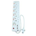 Convenient Multi-Way Plug Socket With Switch And Usb