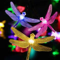 Creative Solar Light String, Dragonfly Light String, Waterproof Decorative Light String