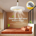 Led Ceiling Light With Fan 6500K Upgraded Ceiling Fan With Light Remote Control 360° Rotation