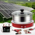 12V Single Plate Stove With Battery Lead 450W
