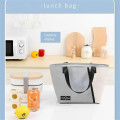 Convenient Insulated Lunch Bag/Outdoor Picnic Bag/Insulated Bag For Office Workers (Grey)